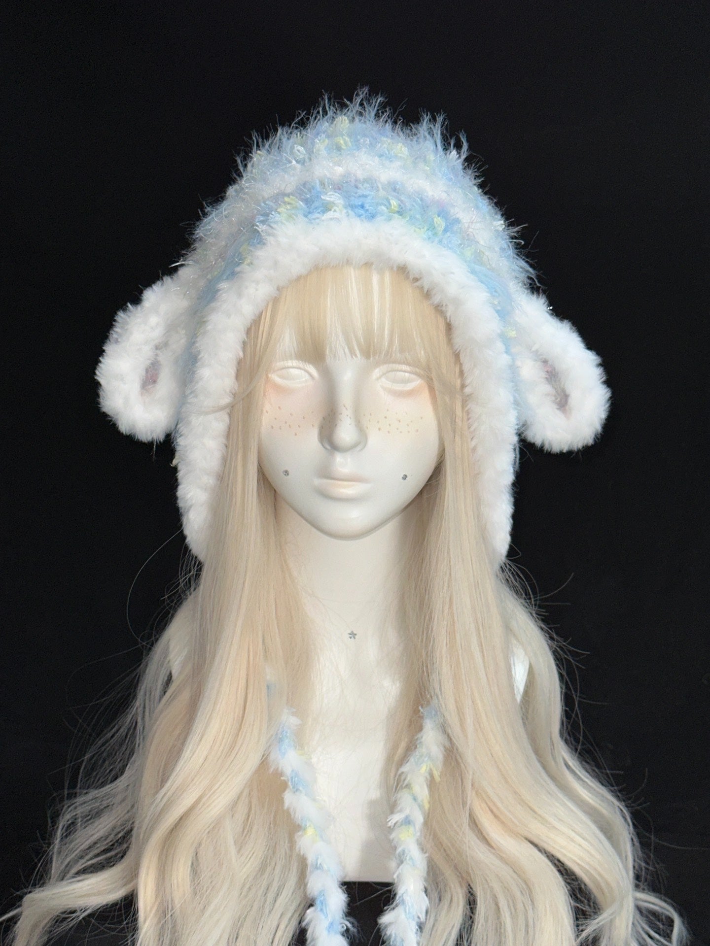 Cute Lamb Hat – Handmade Crochet Kawaii Cozy Hat