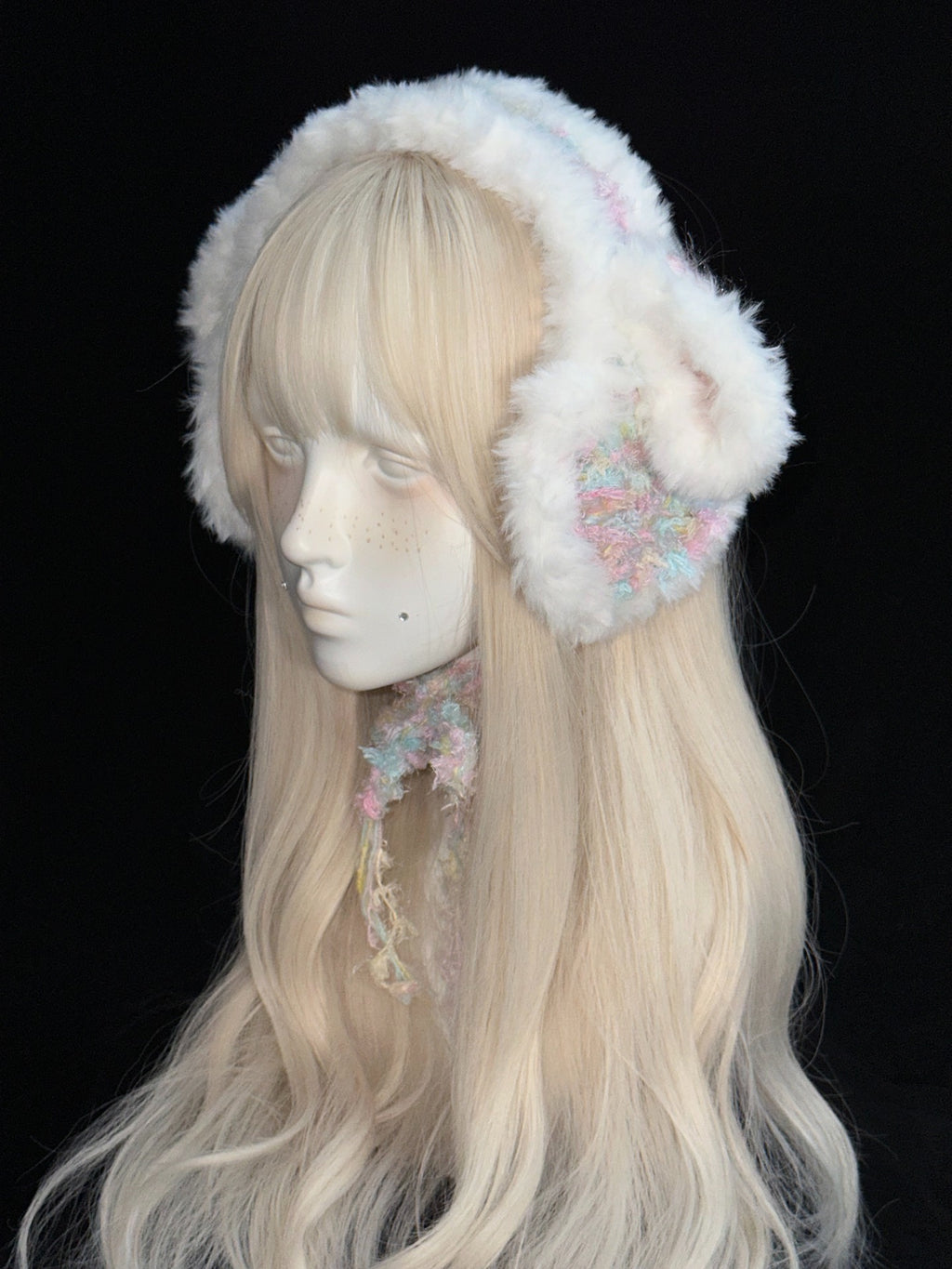 Lamb Earwarmer – Handmade Crochet Kawaii Cozy Hat