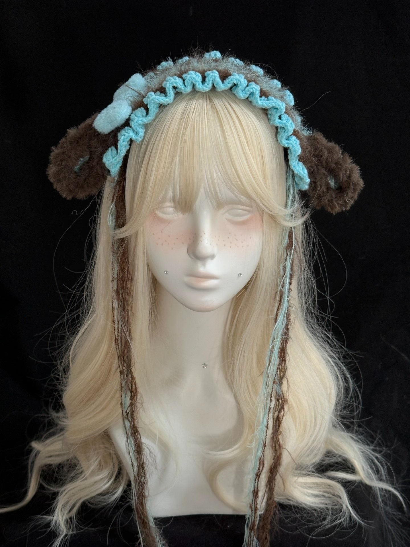 Lamb Headband – Handmade Crochet Kawaii Hair Accessory
