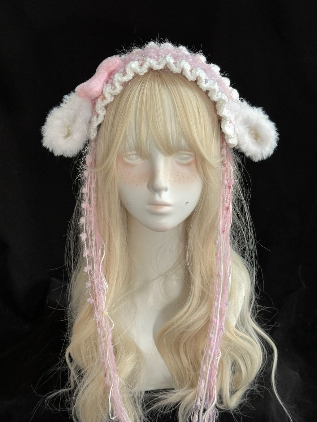 Lamb Headband – Handmade Crochet Kawaii Hair Accessory