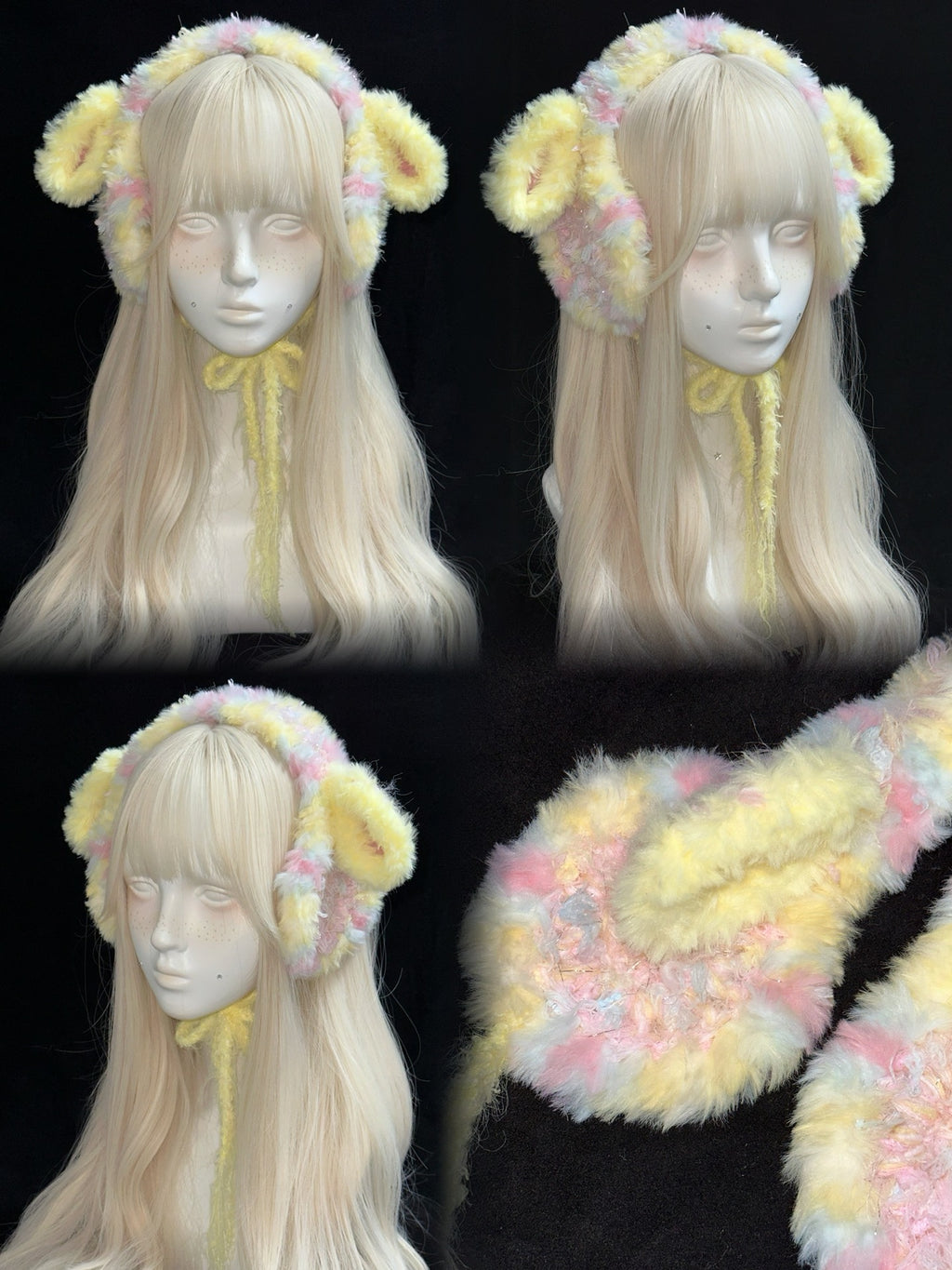 Sheep Earmuffs – Handmade Fluffy Crochet Ear Warmers