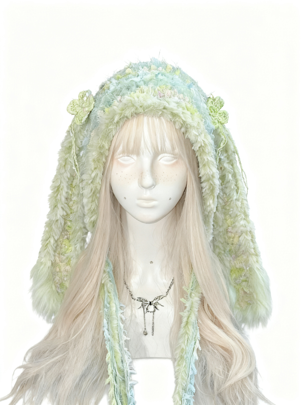 Four-Leaf Clover Bunny Ear Hat