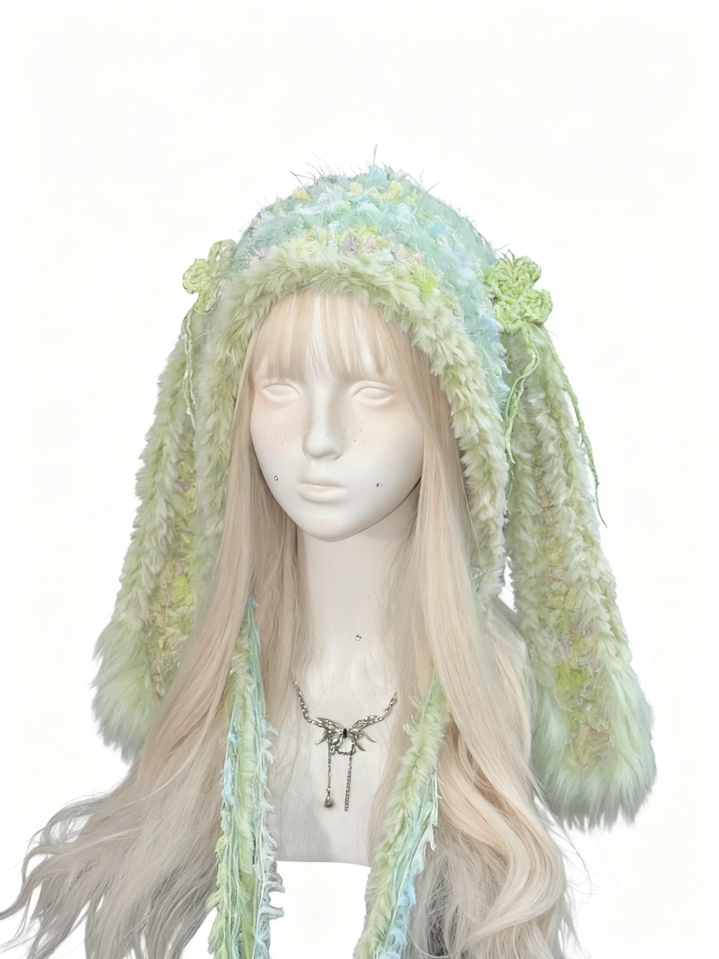 Four-Leaf Clover Bunny Ear Hat