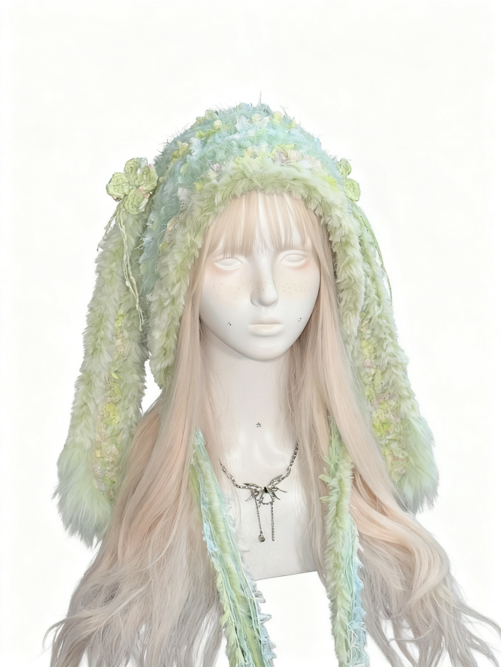 Four-Leaf Clover Bunny Ear Hat